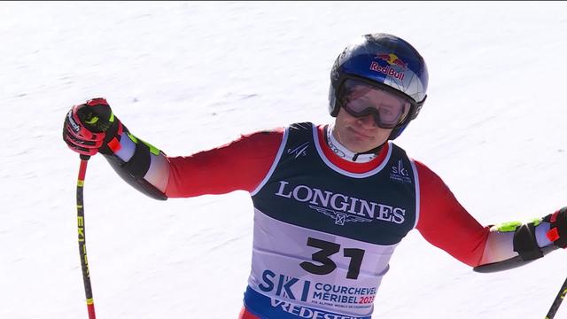 Courchevel (FRA), combiné messieurs, super G: l'élimination de Marco Odermatt (SUI)