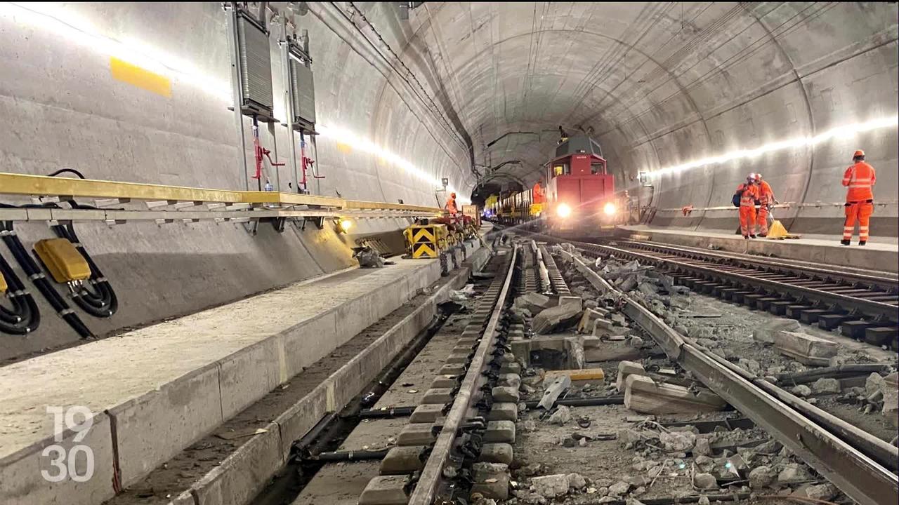 Les dégats au tunnel du Gothard sont plus importants que prévu. La remise en service est reportée à septembre 2024.