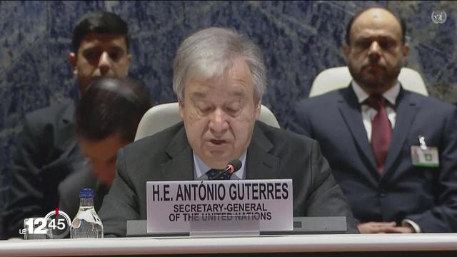 Le secrétaire général des Nations Unies Antonio Guterres lance un appel pour la reconstruction au Pakistan