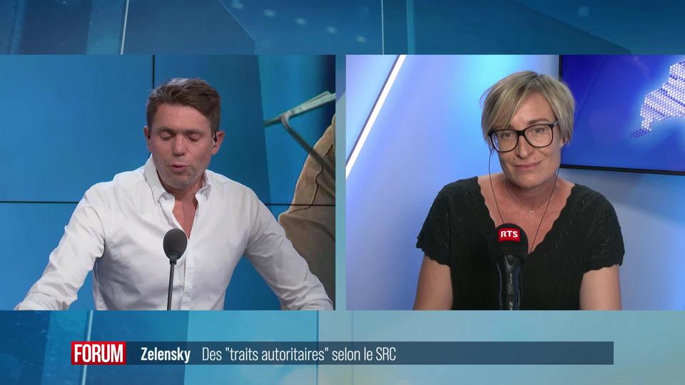 Le président ukrainien Zelensky présenterait des "traits autoritaires" selon le Service de renseignement de la Confédération