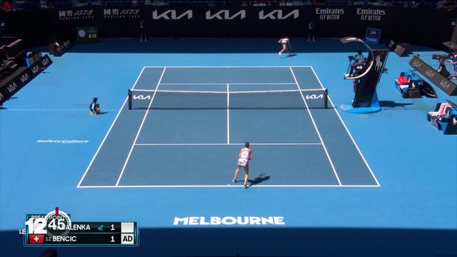 Belinda Bencic éliminée de l'Open d'Australie