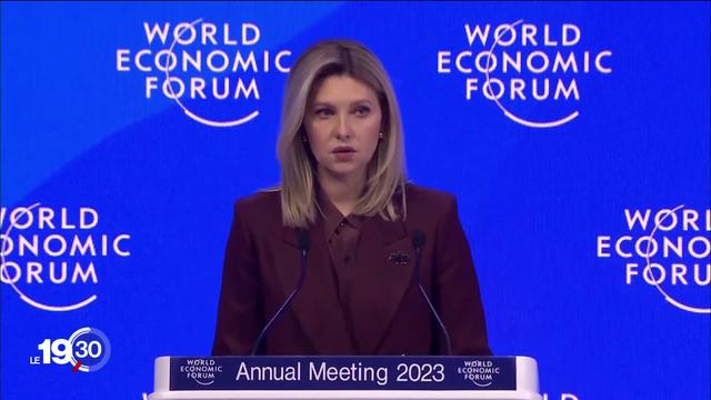 Olena Zelenska, la femme du président de l’Ukraine, a marqué les esprits à Davos lors de l’ouverture du World Economic Forum