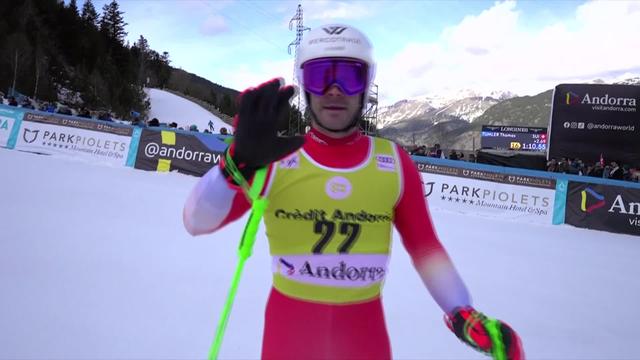 Soldeu (AND), slalom géant messieurs, 1re manche: Thomas Tumler (SUI) aux portes du top-15