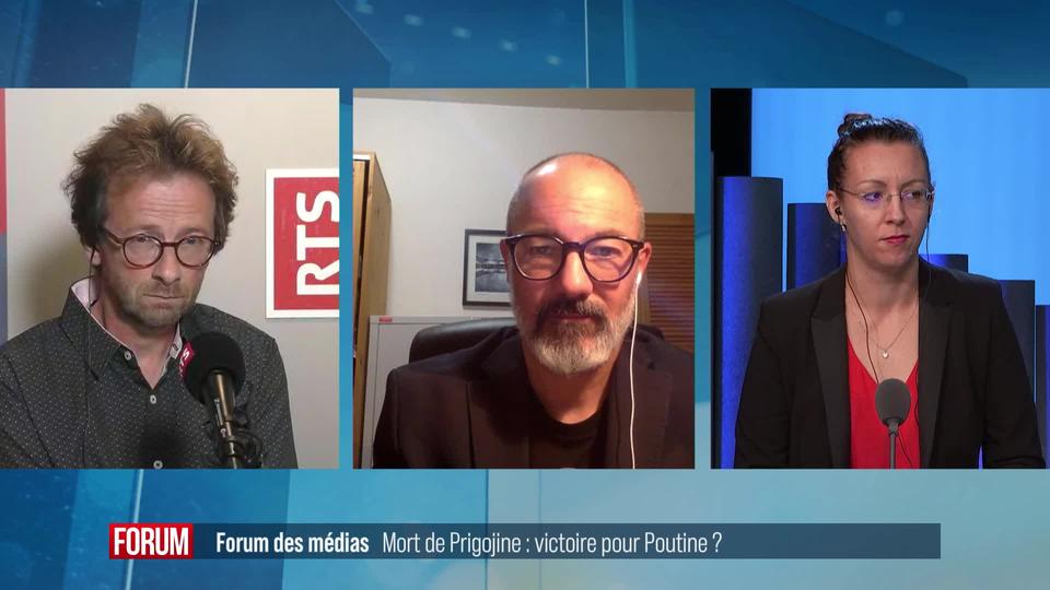 Forum des médias: la mort de Prigojine, une victoire pour Poutine?