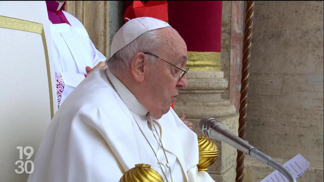 Le pape François appelle à une fin des combats au Proche-Orient dans sa bénédiction de Noël