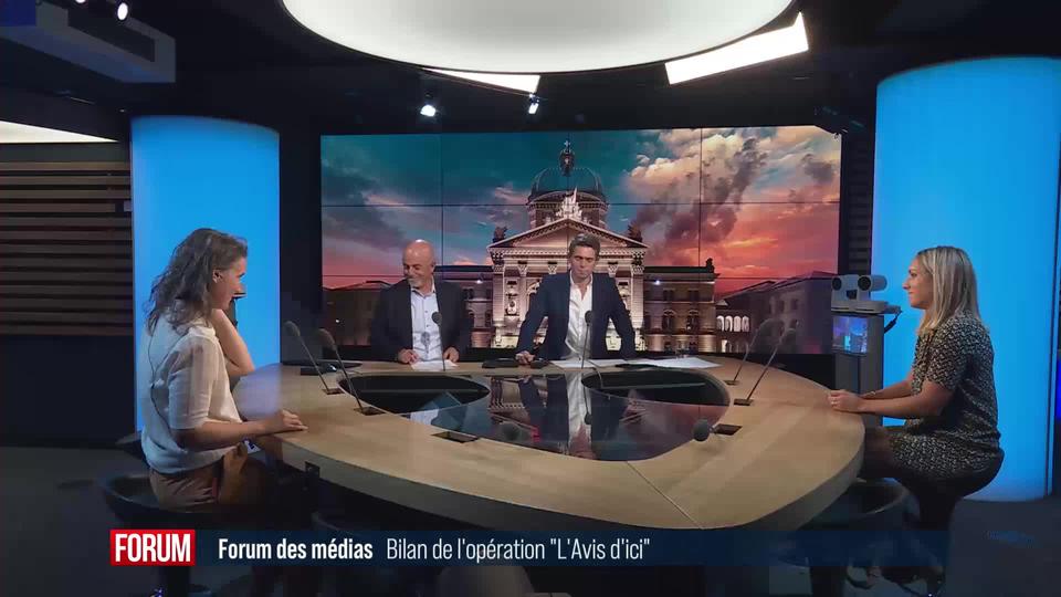 Forum des médias - L'avis d'ici: le monde politique déconnecté de la vie des citoyens ? Débat entre les journalistes de l'opération "avis d’ici"