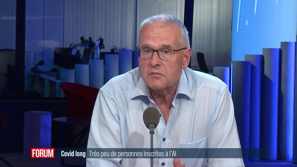 Peu de personnes inscrites à l'AI pour cause de Covid long: interview de Bernard Favrat