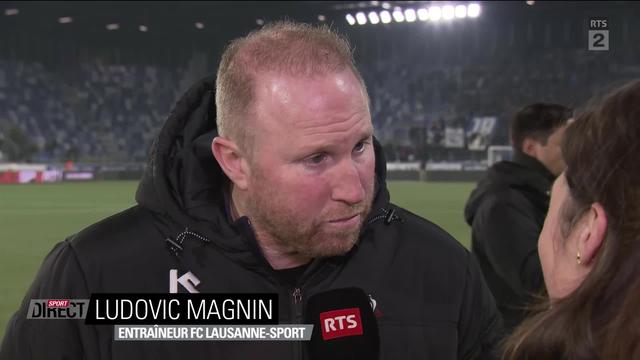 17e journée, FC Lausanne-Sport - Servette FC (1-1): Ludovic Magnin content du match de son équipe