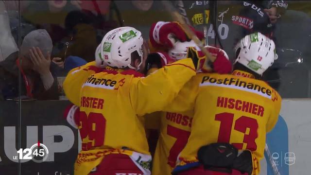 Hockey: Genève-Servette et Bienne qualifiés pour les demi-finales des playoffs de National League