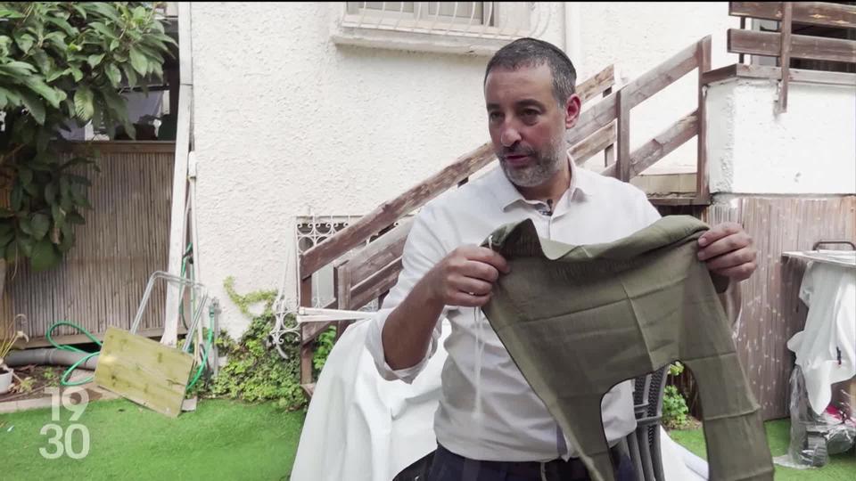 Un ex-banquier zurichois est parti en Israël pour apporter une aide spirituelle aux soldats de l’État hébreu