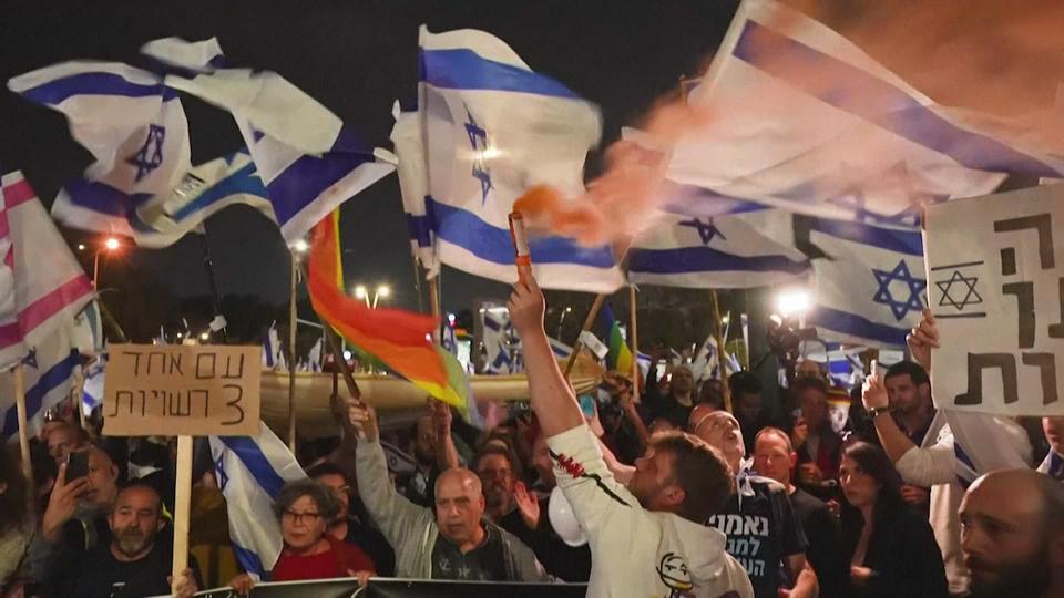 Nouvelle manifestation contre la réforme de la justice en Israël