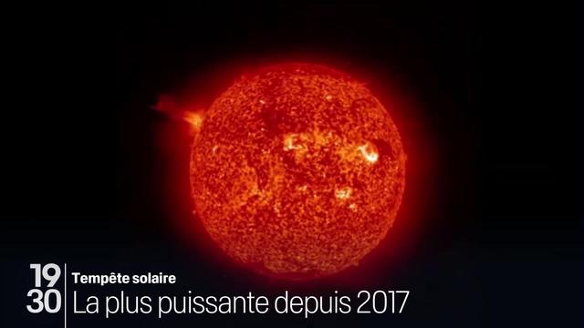 Une tempête solaire, la plus puissante depuis 2017, pourrait perturber notre réseau électrique et satellitaire. Décryptage