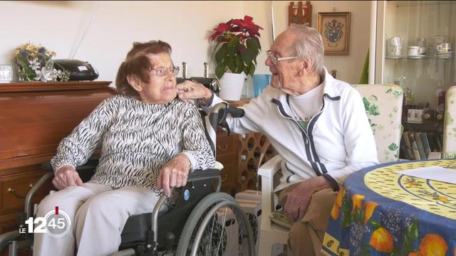 La Saint Valentin n'a pas d'âge. La preuve en terre vaudoise avec ce couple d'amoureux centenaires