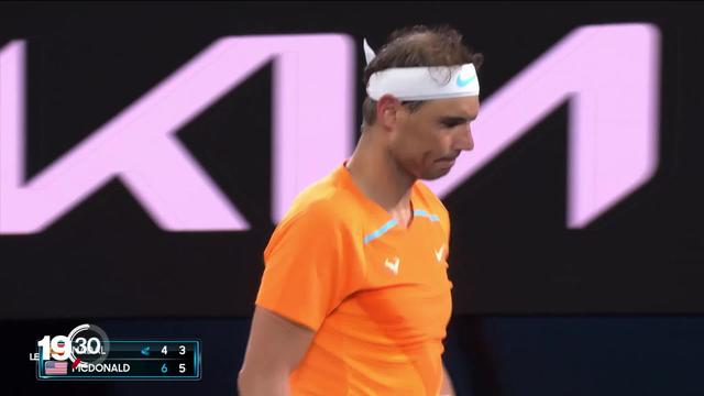 Grosse déception pour Rafael Nadal, blessé et éliminé dès le 2ème tour de l'Open d'Australie