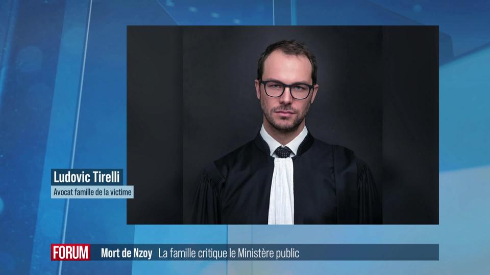 Classement de l’enquête contre le policier qui a tué Nzoy: interview de l’avocat de la famille de la victime