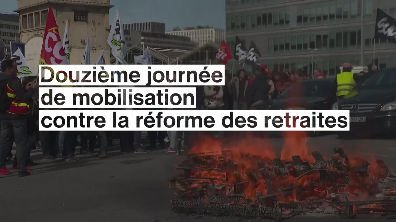 Nouvelle mobilisation en France avant le verdict du Conseil constitutionnel sur les retraites