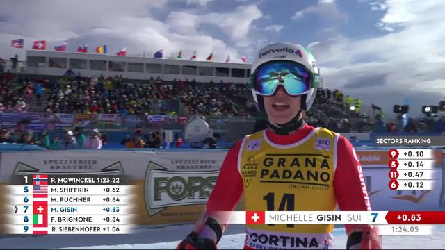 Cortina d'Ampezzo (ITA), super G dames: Michelle Gisin (SUI)