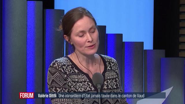 La conseillère d'Etat Valérie Dittli n'a jamais été taxée dans le canton de Vaud