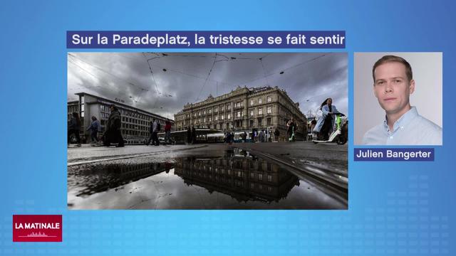 Les réactions aux débâcles de Credit Suisse à Zurich, ville siège des deux grandes banques