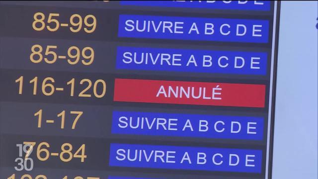 L'Aéroport de Genève perturbé ce matin par la grève d’une partie du personnel au sol.