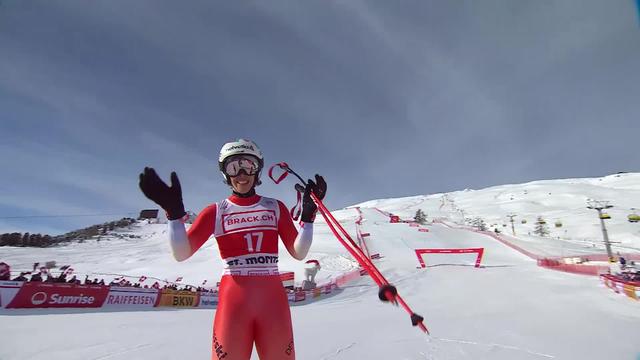 St-Moritz (SUI), descente dames: Michelle Gisin (SUI)