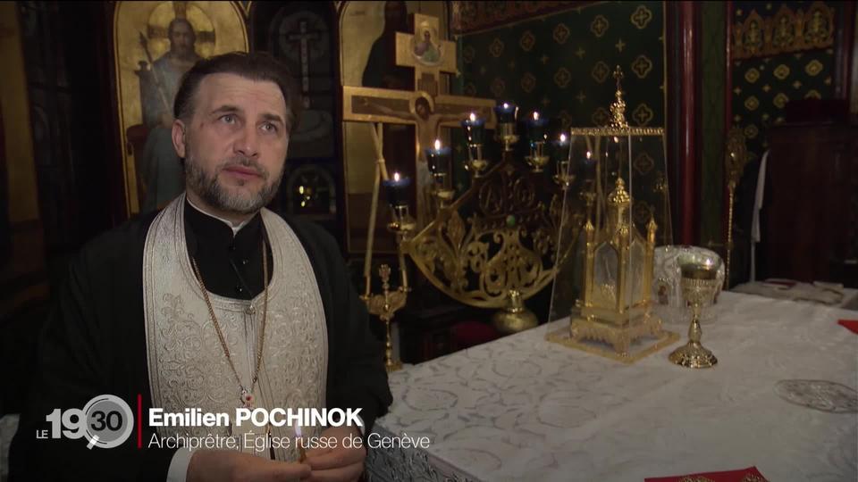 Les fidèles orthodoxes ont également fêté Pâques en Suisse romande. À Genève, Russes et Ukrainiens ont prié côte à côte.