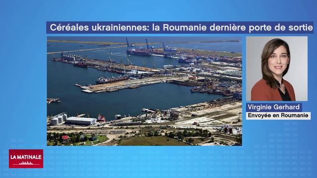 Guerre en Ukraine: l'exportation des céréales via le port de Constanta en Roumanie