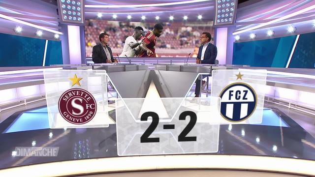 Football, Super League, Servette - Zurich (2-2) : le résumé