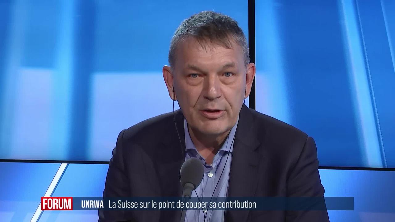 La Suisse s'apprête à couper sa contribution à l'UNRWA: interview de Philippe Lazzarini
