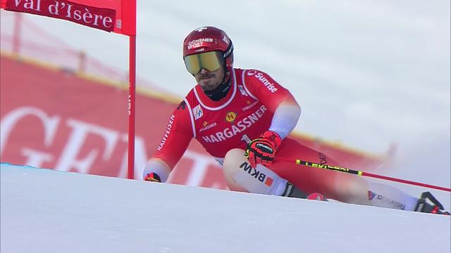 Val d’Isère (FRA), slalom géant messieurs, 1re manche: Loïc Meillard (SUI)