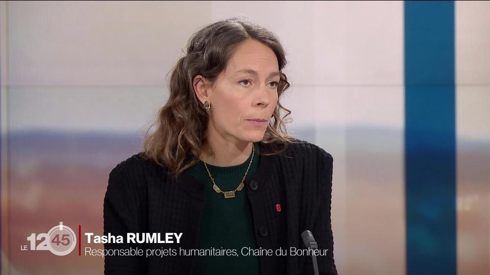 130 millions de francs donnés pour l'Ukraine: les commentaires de Tasha Rumley, responsable des projets humanitaires de la Chaîne du Bonheur