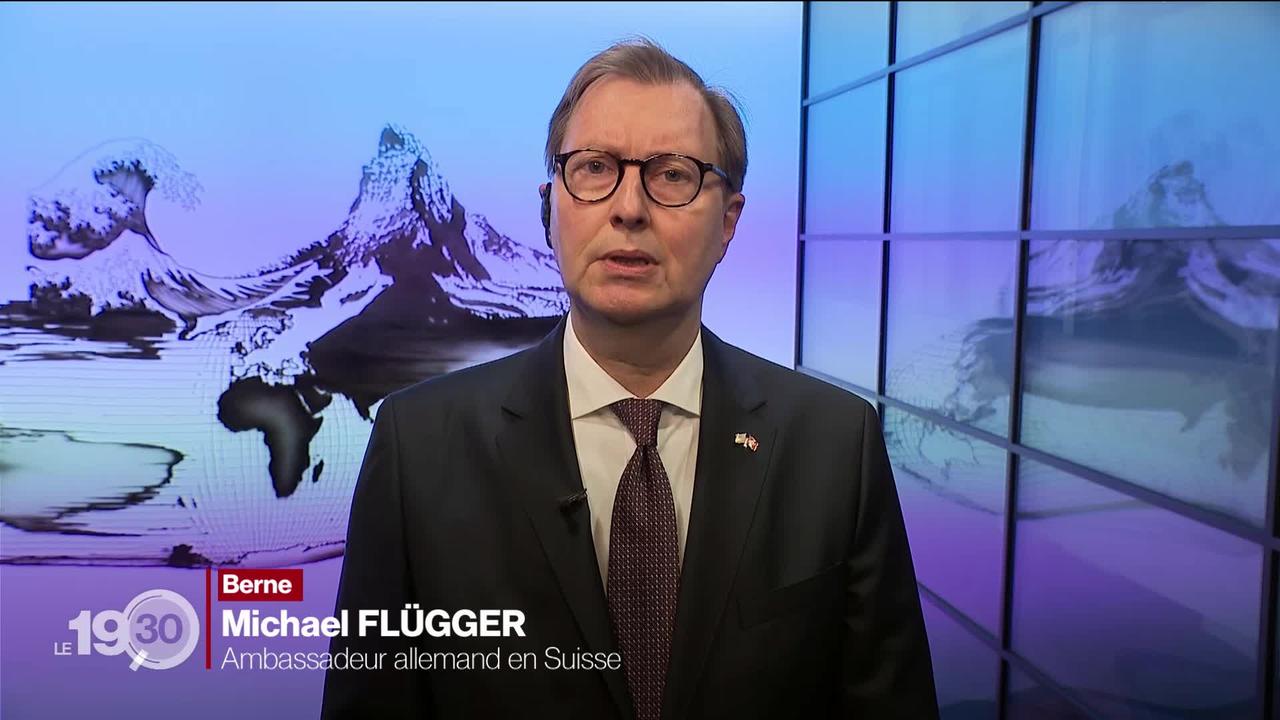 Michael Flügger, ambassadeur allemand en Suisse, commente l’envoie de chars lourds en Ukraine