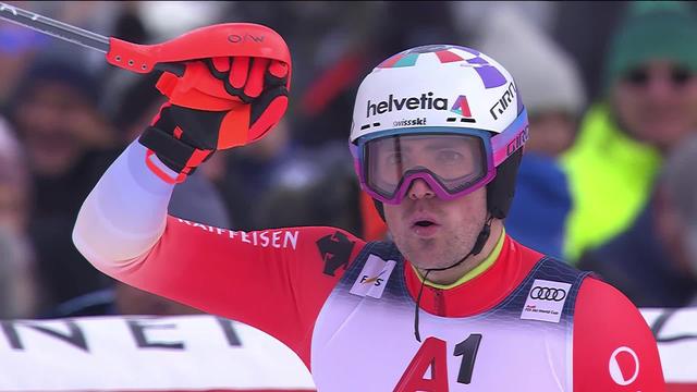 Kitzbuehel (AUT), slalom messieurs, 2e manche: Daniel Yule (SUI)