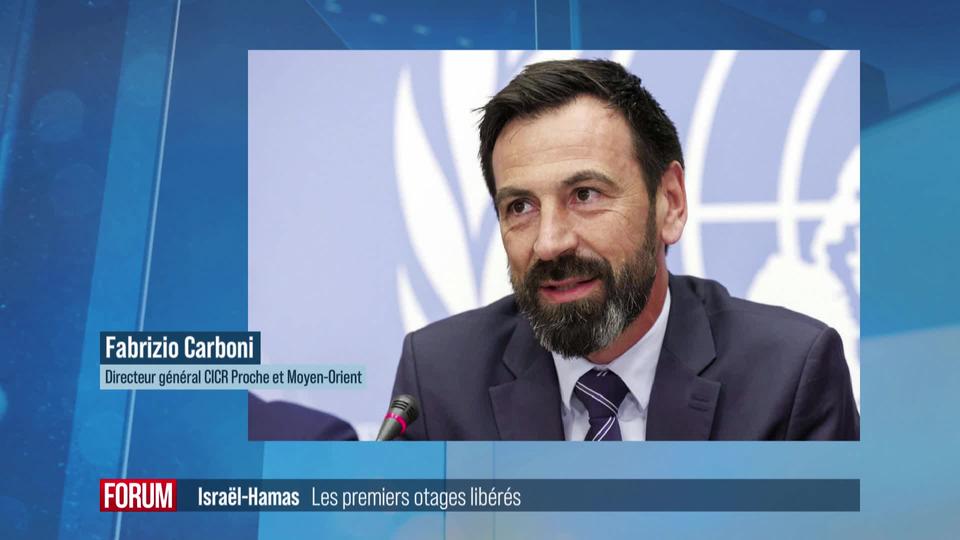 Echange de prisonniers entre Israël et le Hamas: interview de Fabrizio Carboni