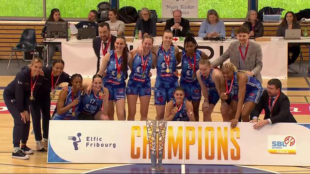 Finale dames, acte III, Nyon Basket Féminin - Elfic Fribourg (46-92): Elfic sacré champion de Suisse pour la cinquième année consécutive !
