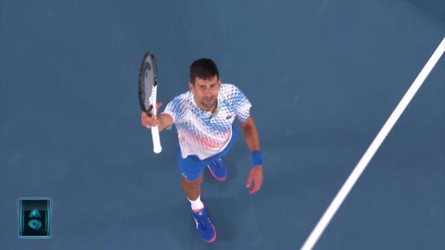 Open d'Australie, 1-4 de finale, A. Rublev (RUS) - N. Djokovic (SRB) (1-6; 2-6; 4-6): impérial, le Serbe accède aux demies