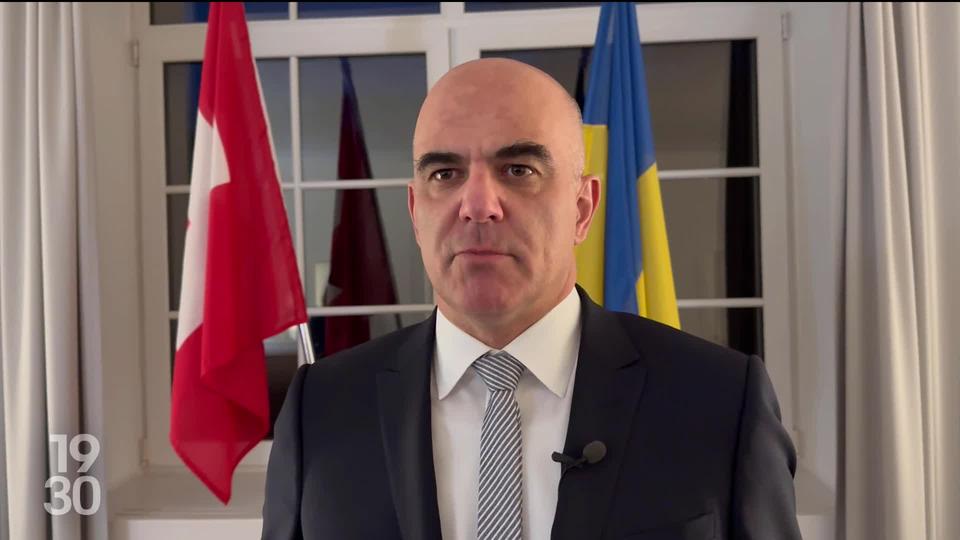 Alain Berset en visite sur le sol ukrainien à l’occasion d’une journée agitée, consacrée à la sécurité alimentaire