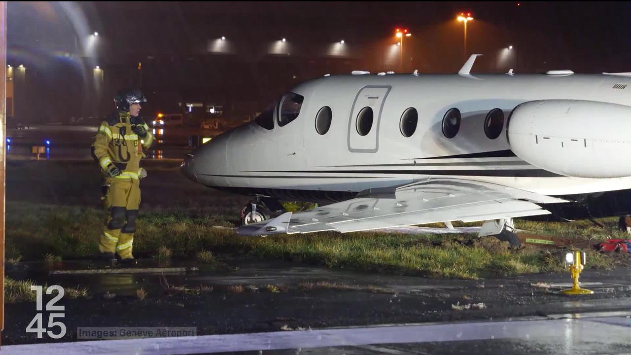 L'embourbement d'un jet privé a entrainé la fermeture de l'aéroport de Genève durant plusieurs heures