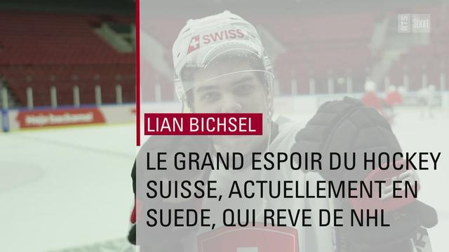 Hockey: Lian Bichsel, le grand espoir suisse qui rêve de NHL