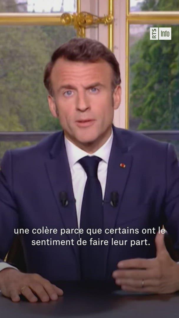 Macron dit entendre la "colère" des Français contre la réforme des retraites