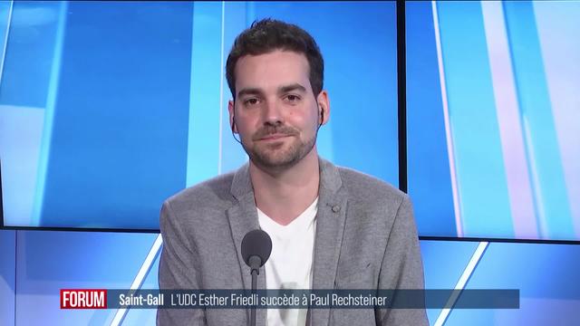 A Saint-Gall, l’UDC Esther Friedli en tête pour la succession de Paul Rechsteiner aux Etats