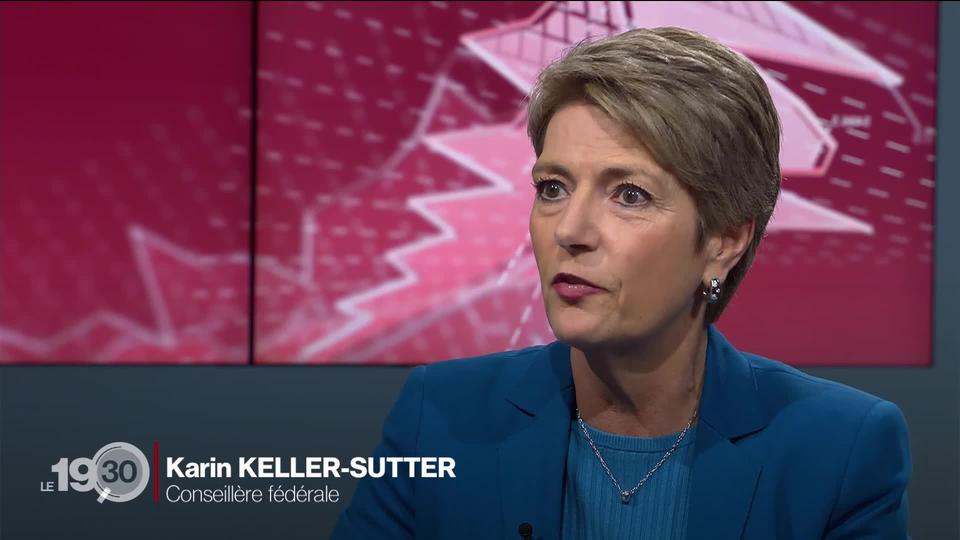 Karin Keller-Sutter réagit aux 61,2 milliards retirés de Credit Suisse