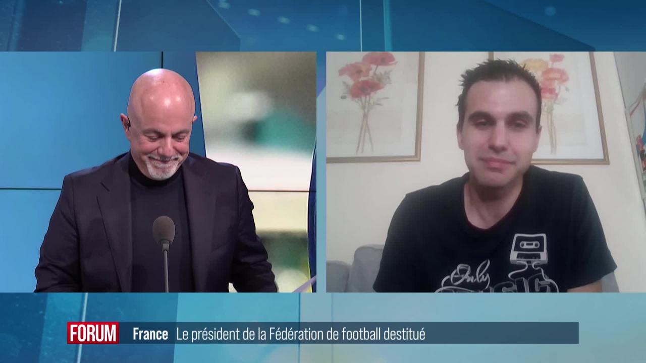 Le président de la Fédération française de football destitué: interview de Romain Molina