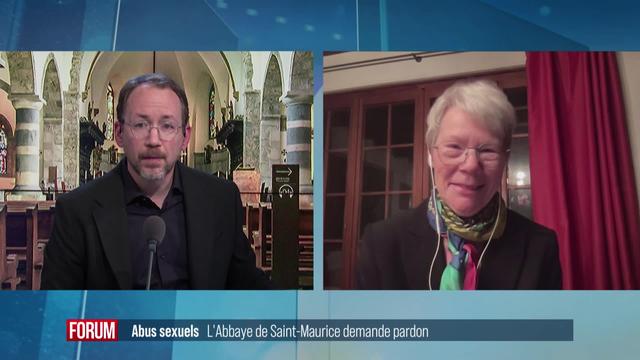 L’Abbaye de St-Maurice demande pardon aux victimes: interview de Marie-Jo Aeby