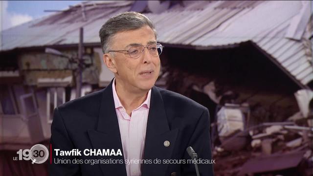 Tawfik Chamaa, médecin à Genève, explique la difficulté d'organiser les secours médicaux en Syrie