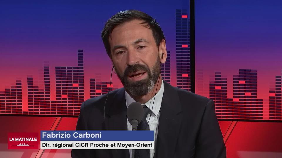 L'invité de La Matinale (vidéo) - Fabrizio Carboni, directeur régional du CICR pour le Proche et le Moyen Orient