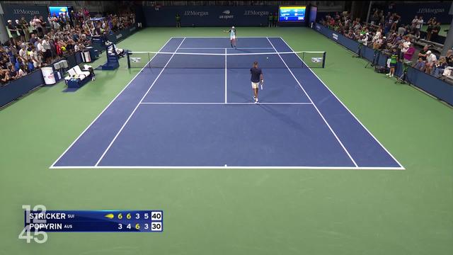 Tennis: Dominic Stricker et Belinda Bencic qualifiés pour le second tour de l'US Open