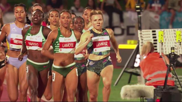 Bellinzone, 800m dames: des minimas olympiques et un record, superbe course des Suissesses