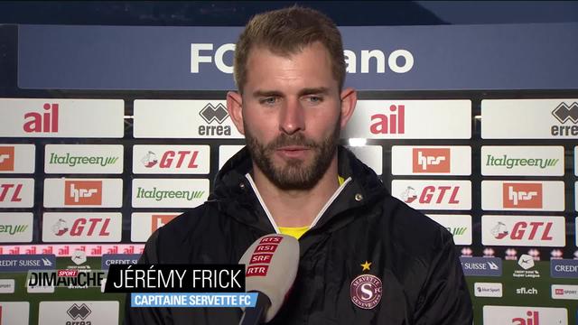 Football - Super League : Interview de Jérémy Frick (capitaine Servette FC)