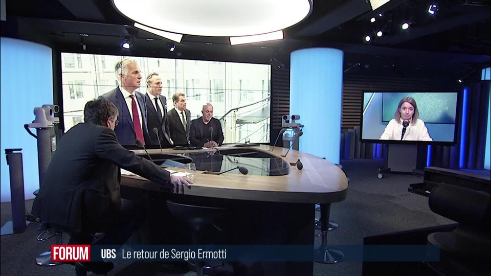 Que faut-il penser du retour de Sergio Ermotti à la tête d’UBS? Débat entre Johanna Gapany et Roger Nordmann